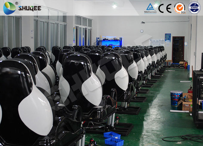Snow Effect 220V Mobile 5D Cinema System , Luxury 5D Mobile Seats 0