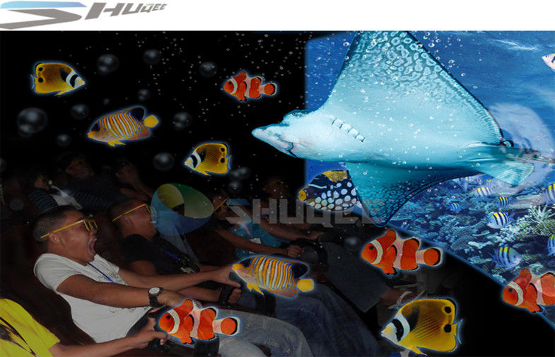 5D Movie Theater , XD Film Cinema With Simulator System For Home Entertainment