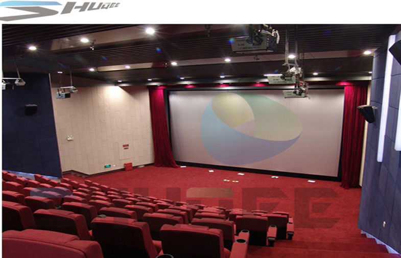 China Customized 36 / 50 / 120 Persons 4D Movie Theater Cinema With Motion Theater System factory