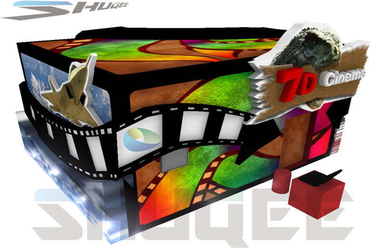 China Safety Hydraulical Control 7D Movie Theater Equipment With Simulation System factory