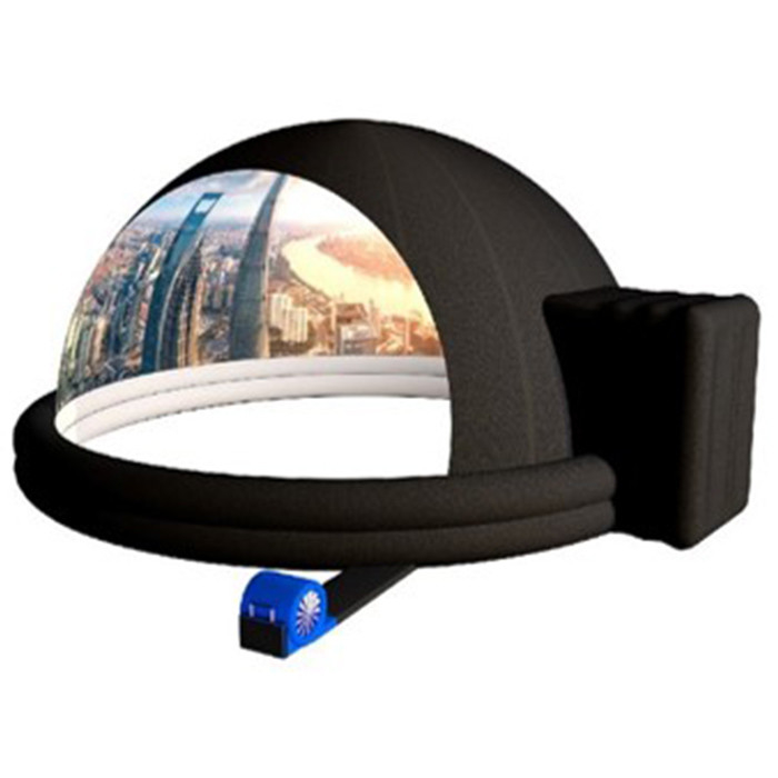 Inflatable Frame Demo Cinema Theater With Bean Bags And Fishing Lens For Museums Resorts Parks