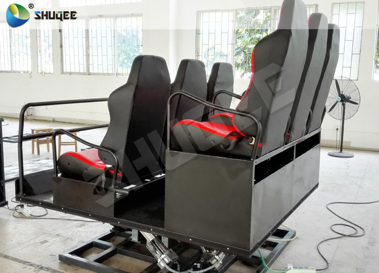 Shopping Mall Mobile 7d Theaters 6 Seats Motion Chairs With Pneumatic System