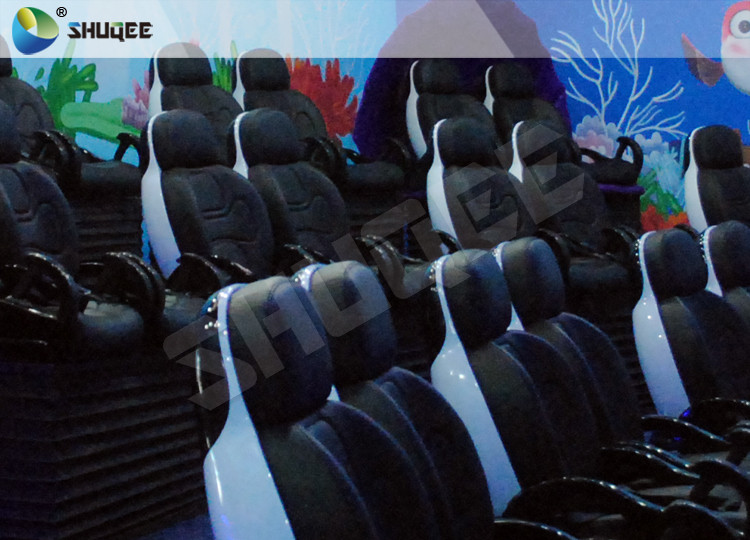 Animation 9D Movie Theater Stimulating 9D Cinema System With Curve Screen