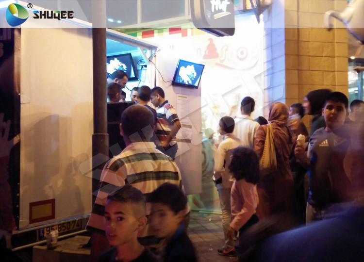 Mobility Stimulating 9D Movie Theater 9D Virtual Reality Cinema With Thriller Films