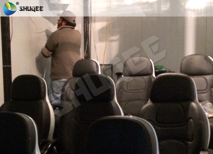 Mobile 5D Cinema For Arcade Park And Party With Roller Coaster Ride Films