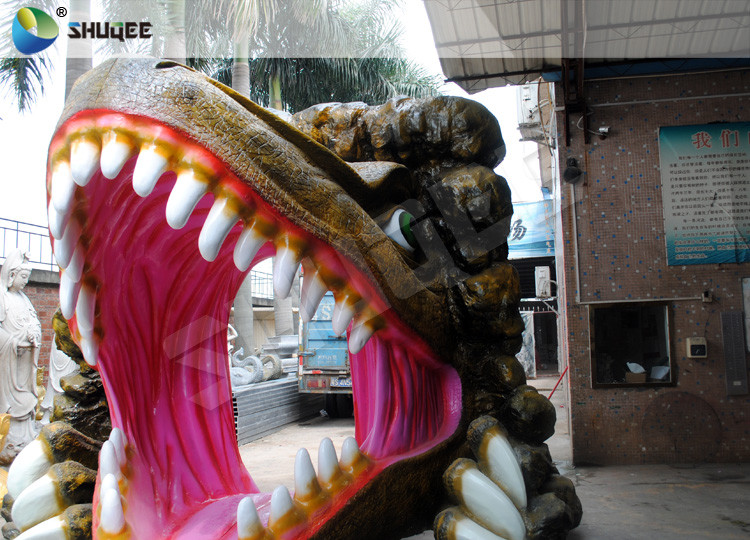 Dinosaur Designed Cabin 5D Cinema Equipment With Comfortable Chairs