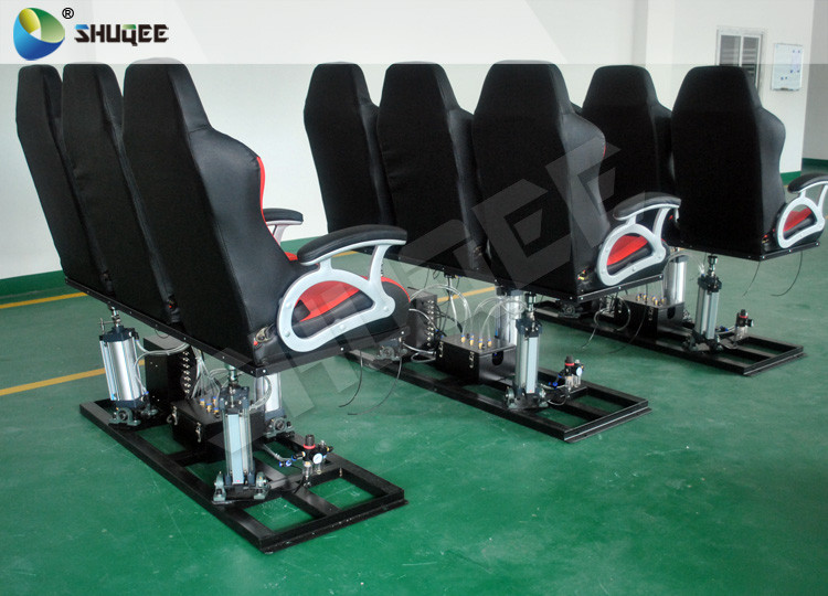 6D Cinema Equipment 6d Movie Theater Electric / Hydraulic / Pneumatic