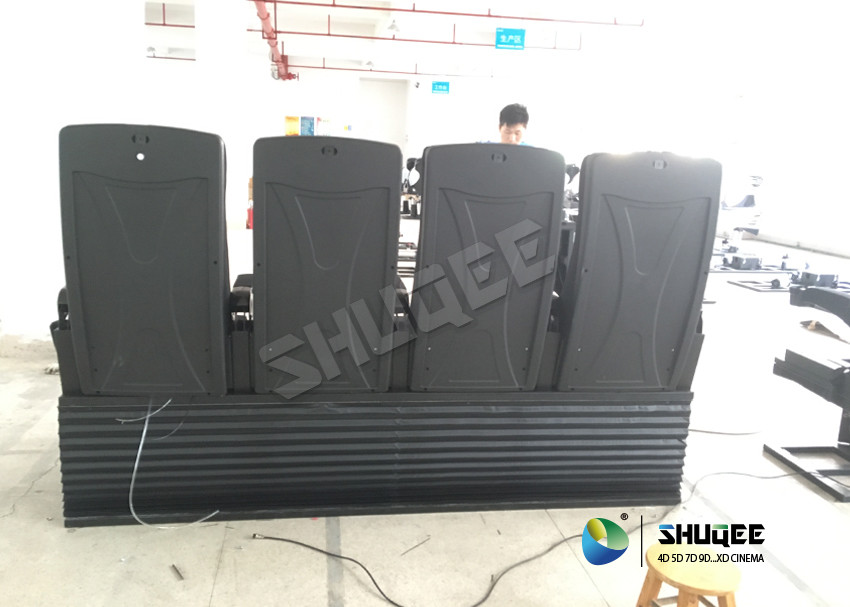 Leather Material Viewing In 4D Movie Theater 1 year Warranty