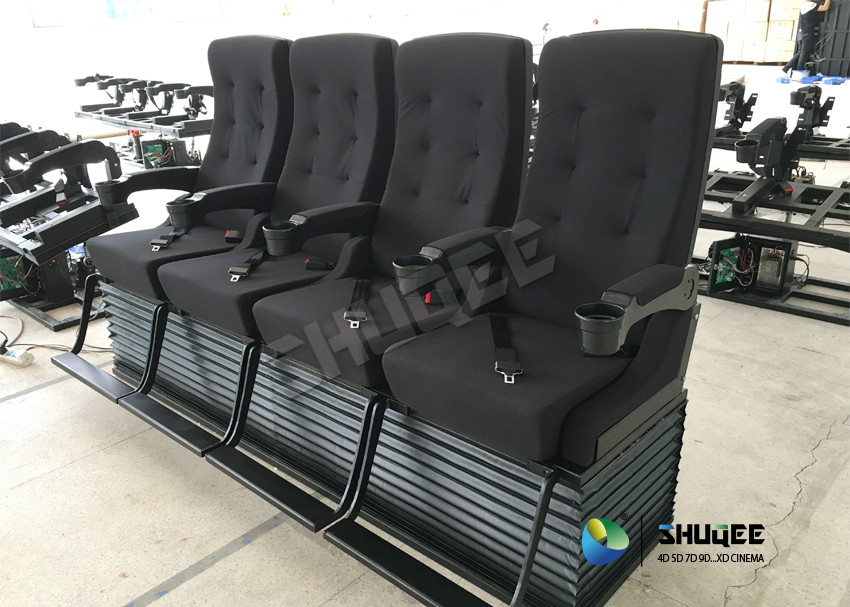 Dynamic Simulator 4d Motion Theatre With Electric / Hydraulic / Pneumatic  System