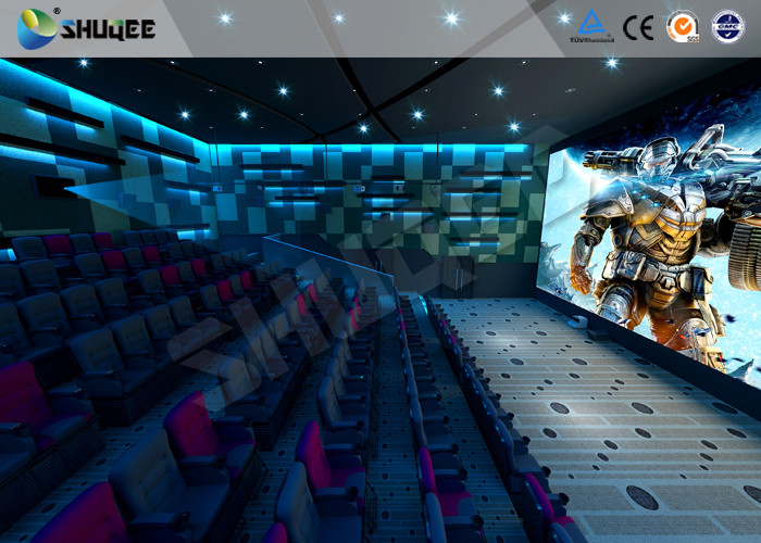 Large 4D Movie Theater Compatible To Dolby Sound System Imax System Technical Support