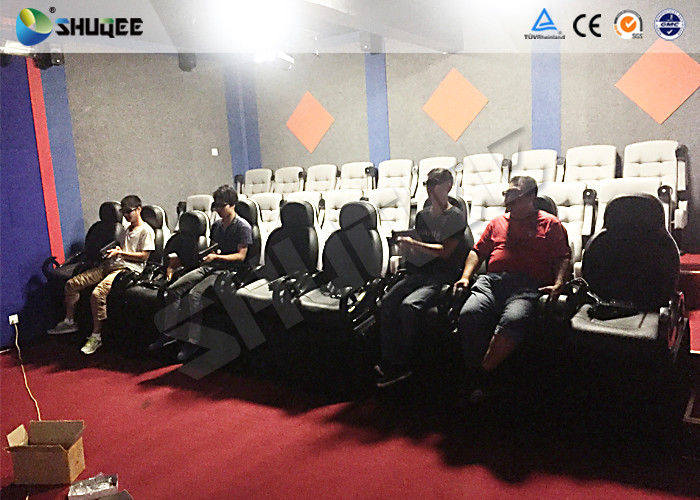 4D 5D 6D 7D Movie Cinema Theater System Amusement With Water Spray / Fragrance Effect