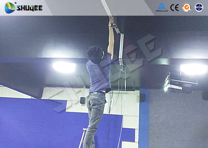 Safety Hydraulical Control 7D Movie Theater Equipment With Simulation System