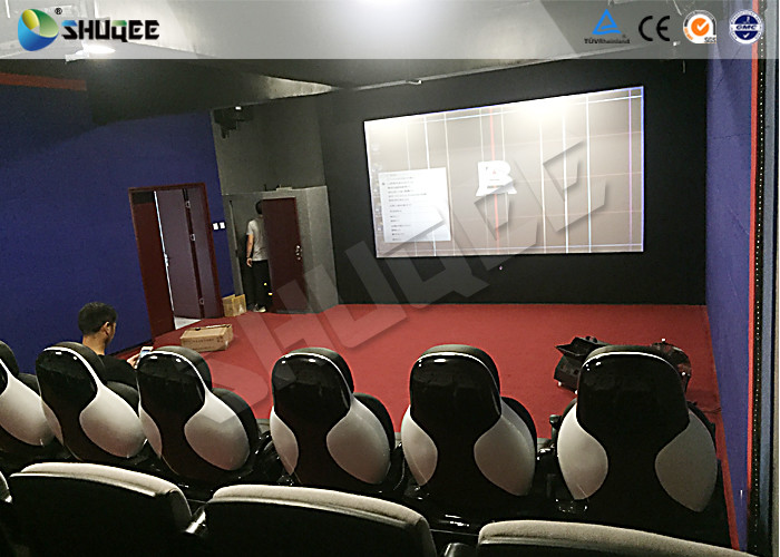 Game 7D Cinema System With Numerous Effects Set Up In Store Front , Walking Streets