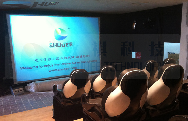 Pneumatic 6D Cinema Equipment With Silence Air Compressor / Motion Chair