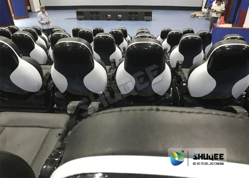 Exciting 5D Cinema Equipment , 5D Luxury Motion Seats With Vibration Effect In Mall
