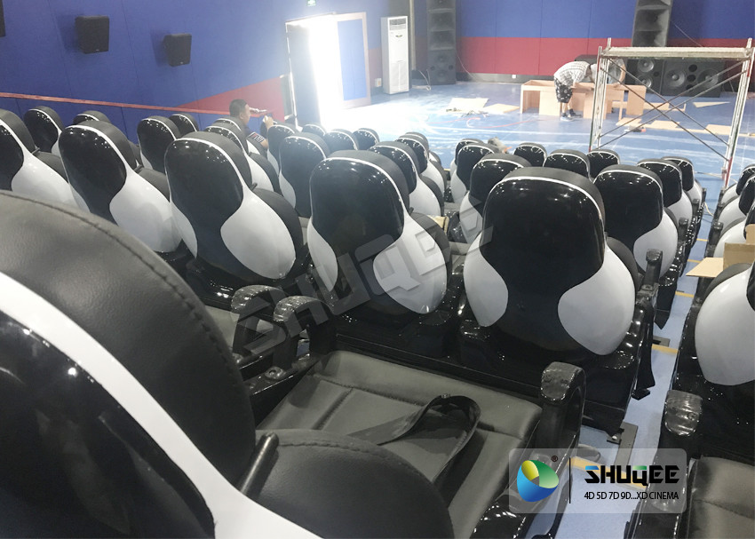 Unique 5D Cinema Equipment Electric Or Pneumatic System / Motion Theater Chair
