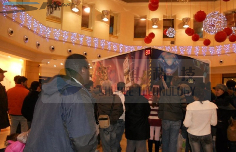 Thrilling XD Theatre 9D Motion Simulators Experience With Yellow Glasses