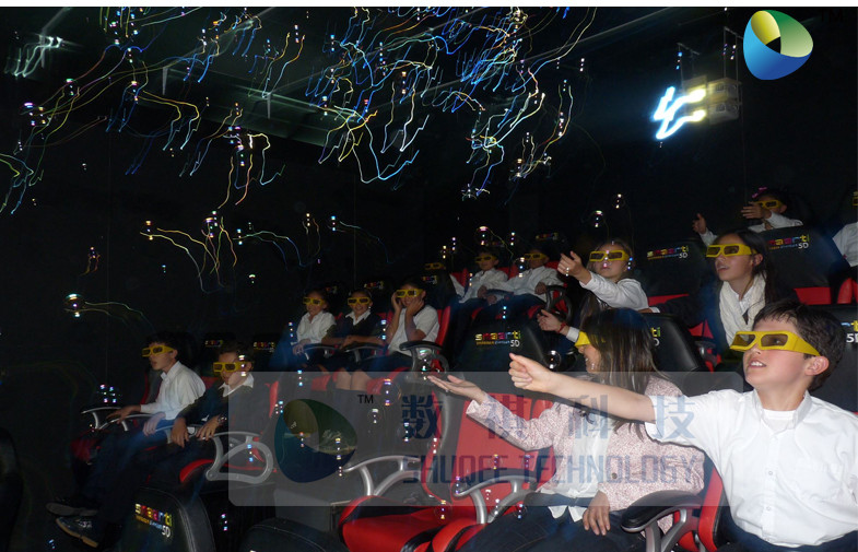 Custom Fantastic 5D Cinema System With Bubble And Snow Effects