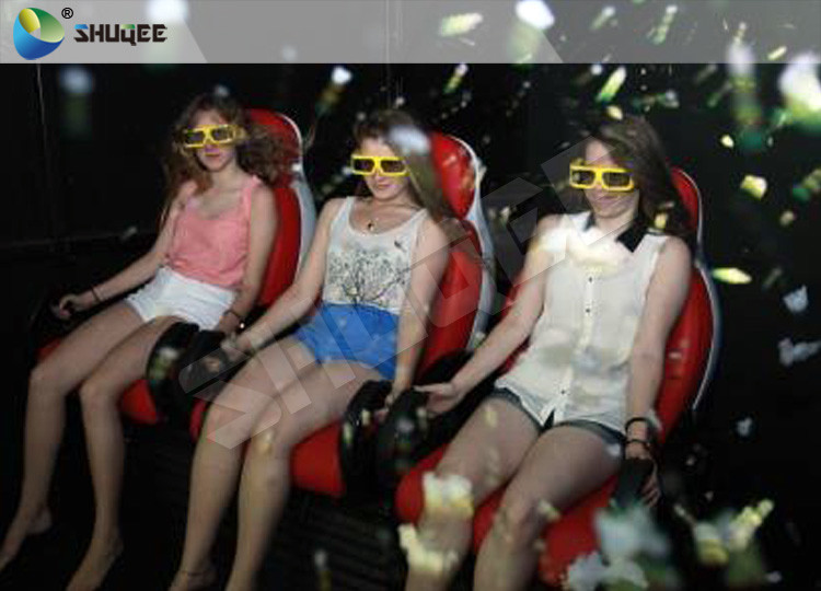 Electric Dynamic System 7D Movie Theater For Iron Box Removable In Amusement Places