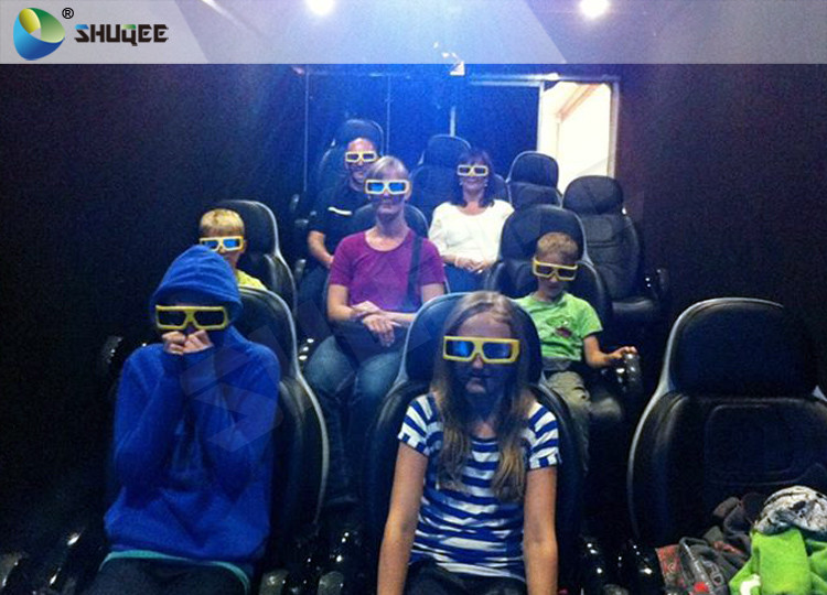 Customize Color Mobile 5D Cinema Truck  With 12 Seats / Xd Movie Theater