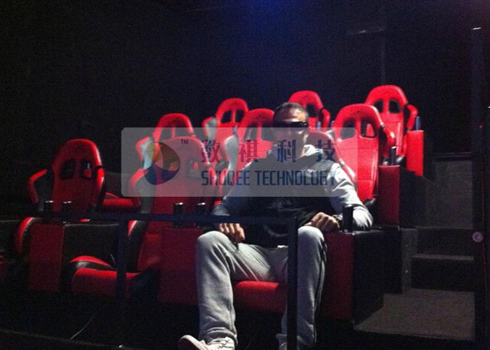 9 Seats 6 DOF Motion Theater Chair With Leg Tickle And Vibration Effect