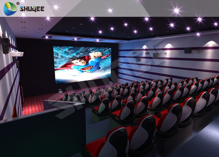 Removable 5D 9D Movie Theater Cinema System 7D Entertaining Simulator High Definition