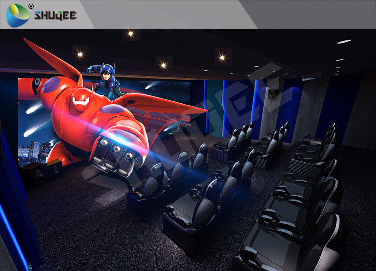 Indoor Entertainment 9D XD 5D Movie Theater With Emergency Stop Buttons
