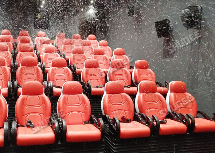 Interactive 7D Movie Theater / 5D Motion Cinema Motion Seat Theater Simulator Amazing
