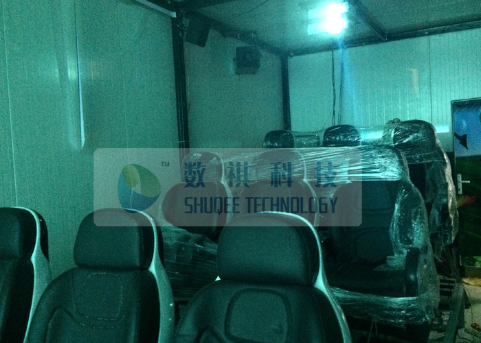 Hydraulic 4DOF 5D Movie Theater 5d Movie Theatre With Dynamic System Motion Rides