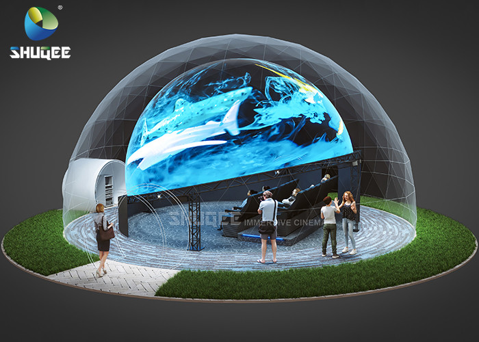 Immersive Projection Dome 5D Movie Theater For Amusement Park SGS GMC