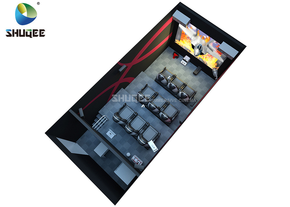 Amusement Ride 5D Movie Theater Chair  Pneumaitc  System Easy To Instal