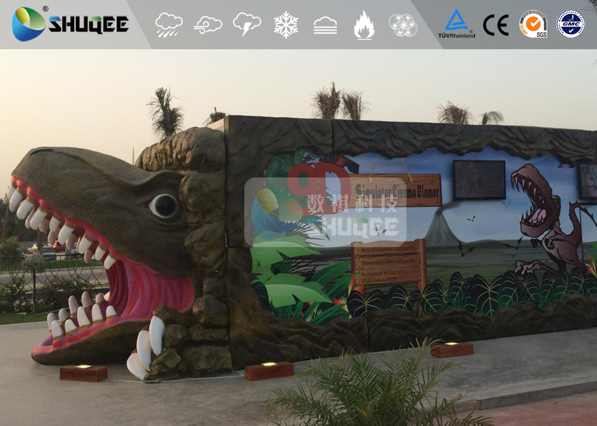 Electric Pneumatic System 7D Movie Theater Luxury Motion Rides With Shooting Gun Game