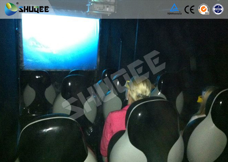 7D Cinema Motion Chairs Removable 5D 7D Simulator Cinema System Customized Size