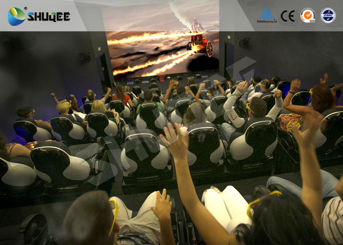Customizable Arc Screen 5D Cinema Equipment Rides Cabin For Game Zone
