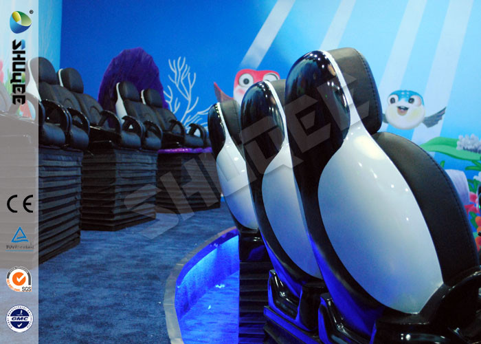 Entertainment Motion Leather Theater Chairs For Big XD Theater With Eletronic System