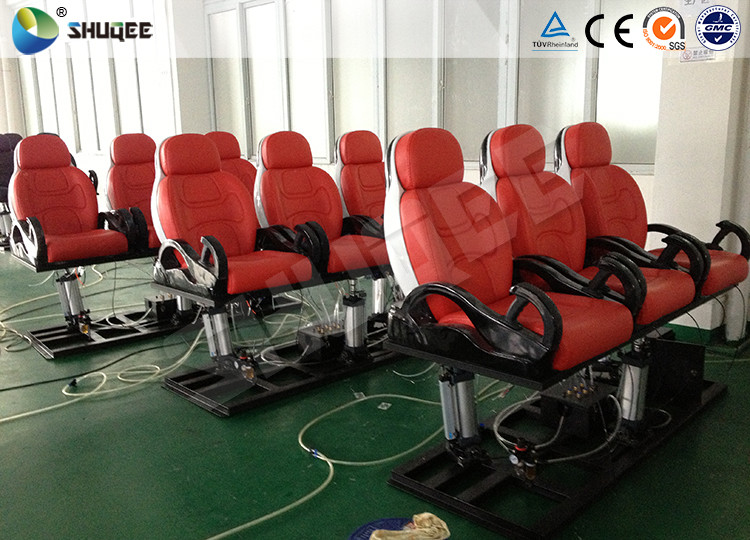Business Center 5D Cinema Equipment With Safety Chair / Push Back Function