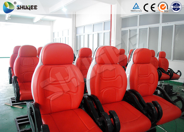 Business Center 5D Cinema Equipment With Safety Chair / Push Back Function