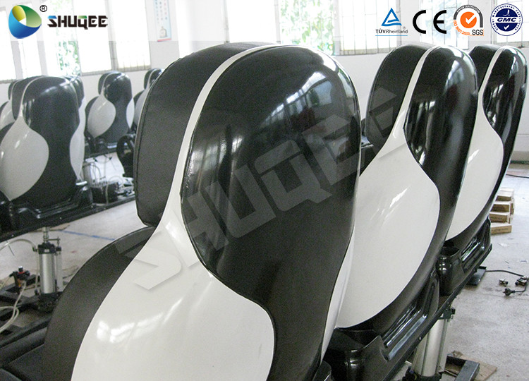 Electronic Motion 5D Cinema System Black Genuine Leather For Shopping Mall