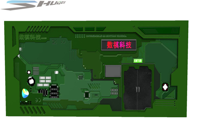 5D Cinema Theater Equipment With Snow, Rain, Lightning, Smoke Special Effect, Motion Chair