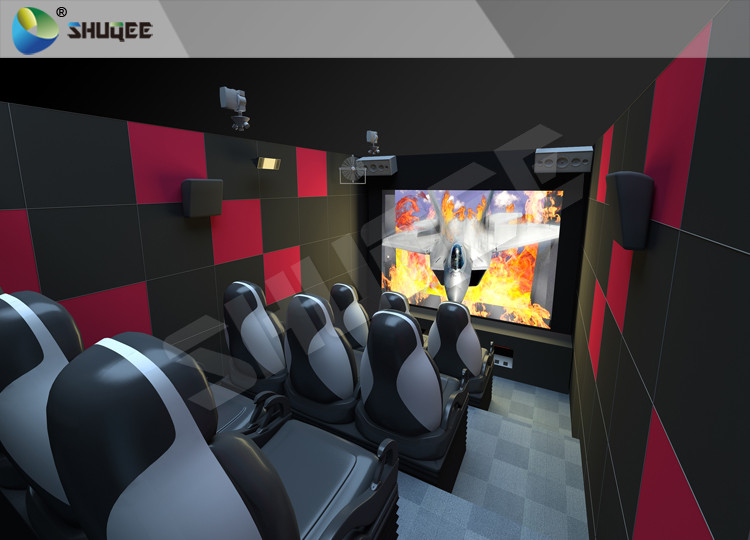 Genuine Leather + PU Small 5D Cinema Theatre Mobile Chair 5d Cinema Equipment