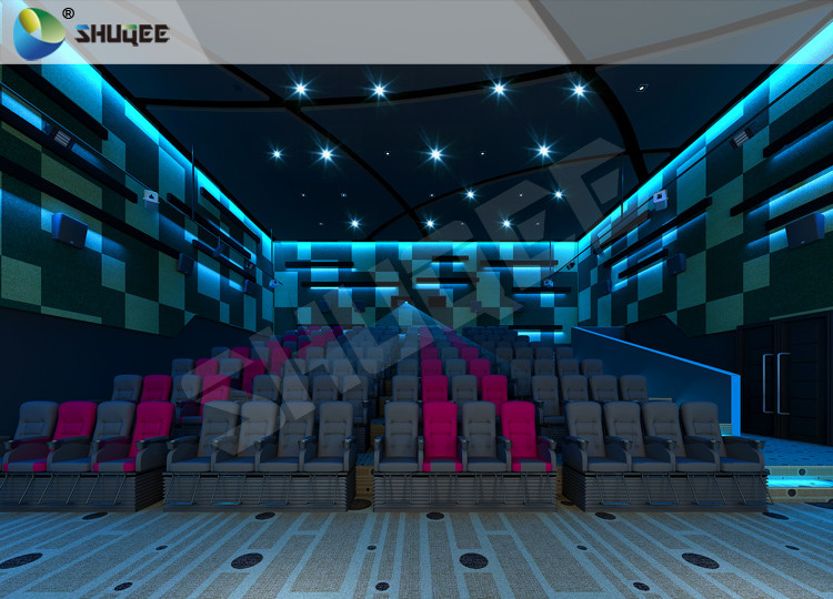Lifelike Experience 4D Theater Seats Suitable For Hollywood Movies